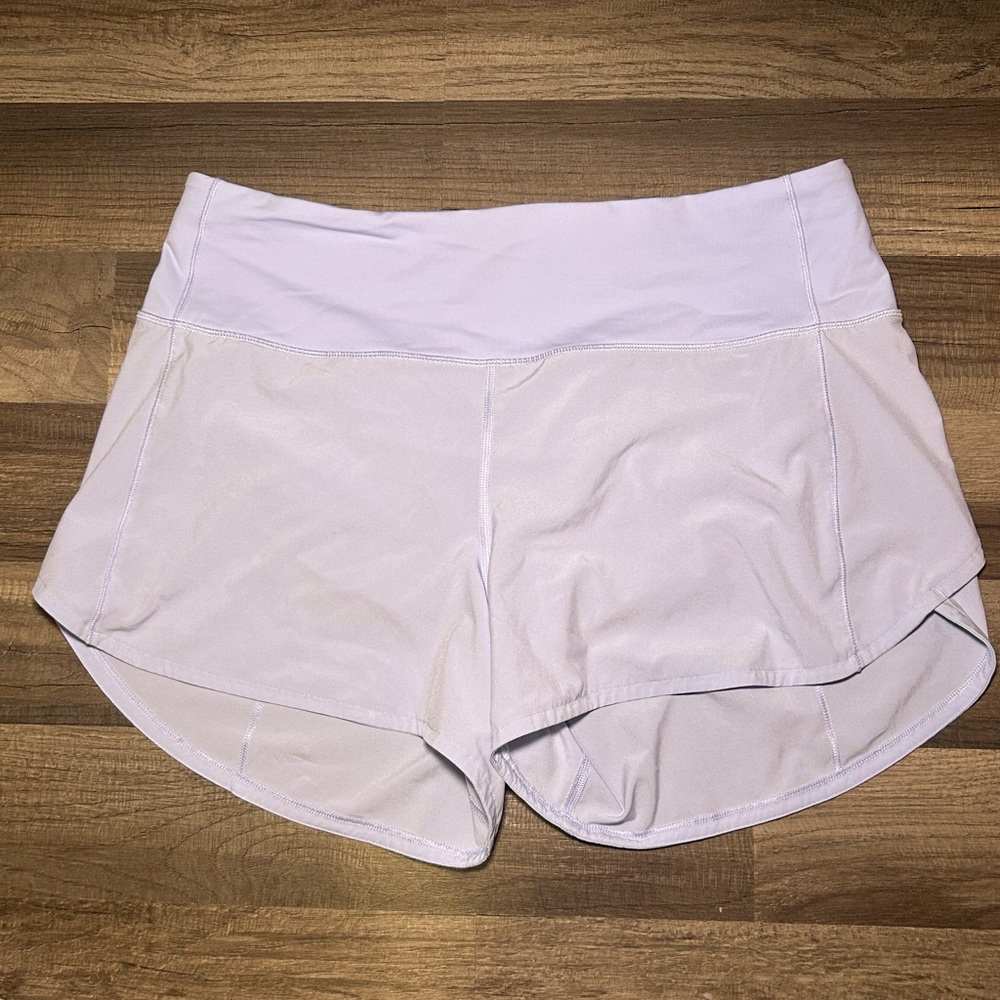 Lululemon Athletica Light Lavender Athletic Shorts